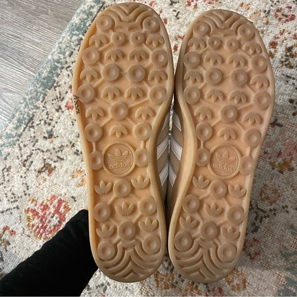 Adidas Gazelle Indoor Shoe in Beige - Picture 9 of 11